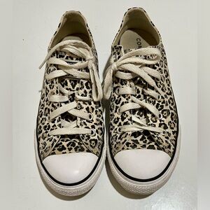Converse All Stars Leopard Print Size 3
